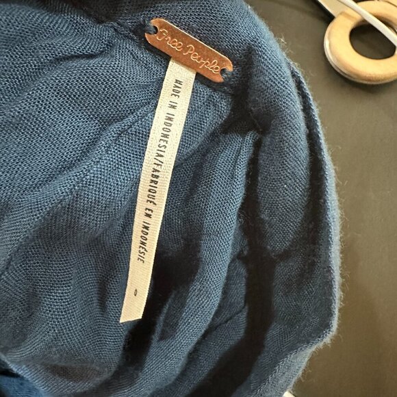 RARE FREE PEOPLE Beaded Crochet Wide Leg Palazzo Pants - 0 - Picture 9 of 13